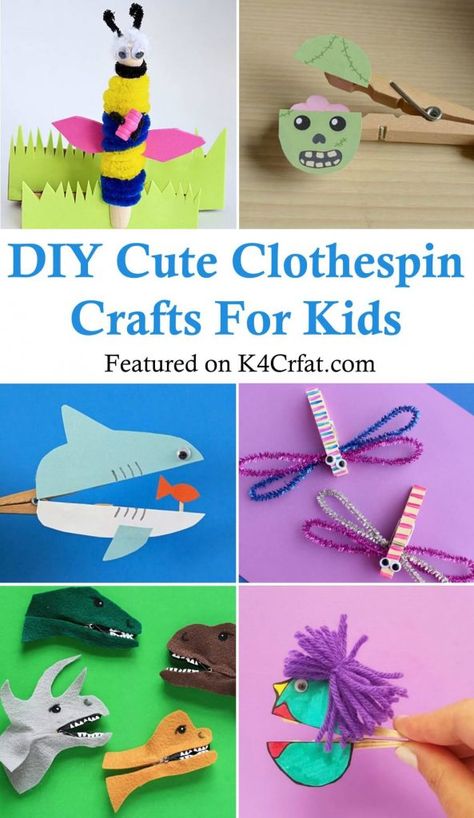 Peg Activities, Clothes Pin Puppets, Crafts For Bf, Toddler Activity Book, Making Puppets, Art Craft For Kids, Puppets For Kids, Clothespin Crafts, Puppets Diy