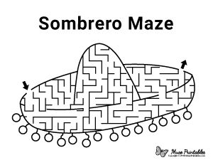 Mexico For Kids, Free Printable Mazes, Hispanic Countries, Mazes For Kids Printable, Maze Activity, Printable Mazes, Summer Science, Mazes For Kids, Activity Sheets For Kids