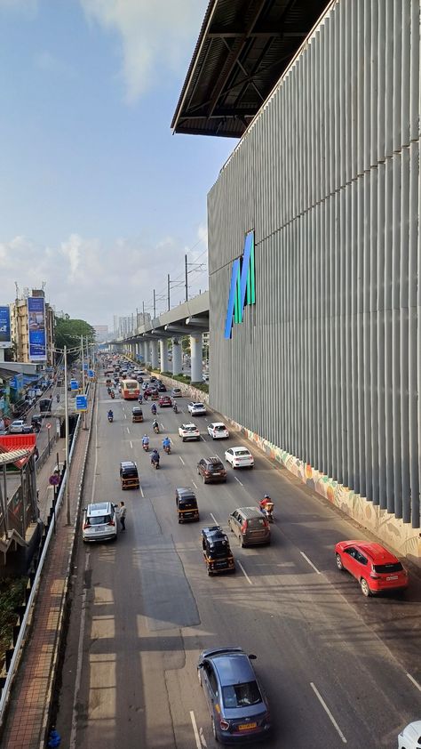 city roads cars vehicles calm mumbai metro pretty fast highway Mumbai Metro, Snapchat Photos, City Road, Insta Story, Mumbai, My Pictures, Snapchat, India, Road