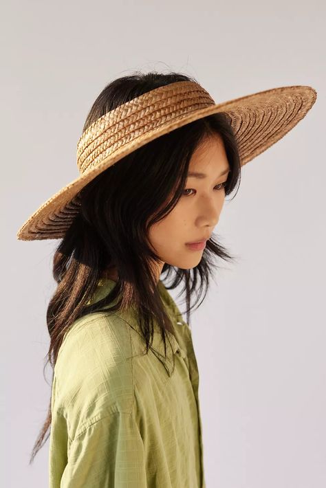 Ariel Wide Brim Straw Visor | Urban Outfitters Straw Visor, Shop Accessories, Accessories Bags, Wide Brimmed, Accessories For Women, All About Fashion, Trending Accessories, Ariel, Fedora