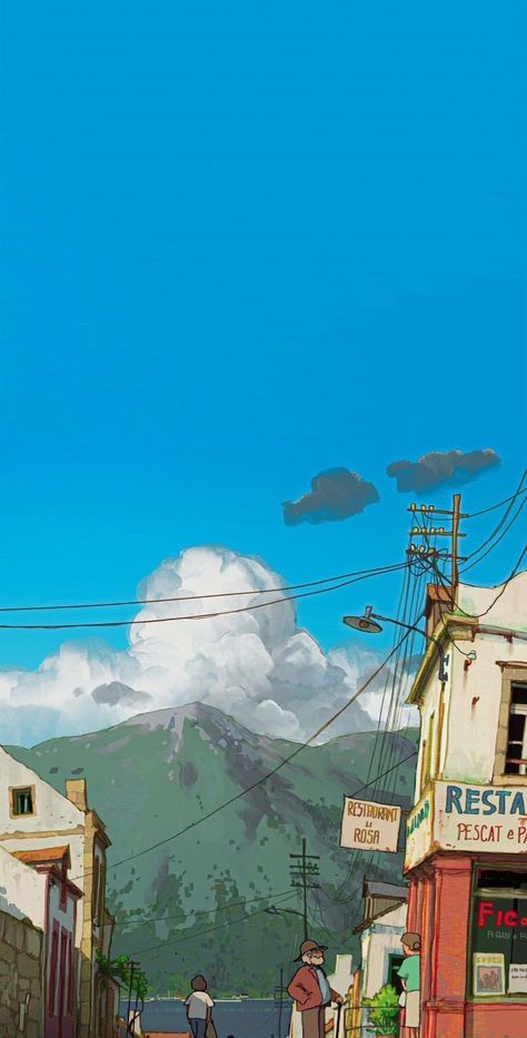 Whats Wallpaper, Ghibli Studio, Ghibli Artwork, Japon Illustration, Studio Ghibli Art, Ghibli Art, Cool Wallpapers Art, Anime Artwork Wallpaper, Fantasy Art Landscapes