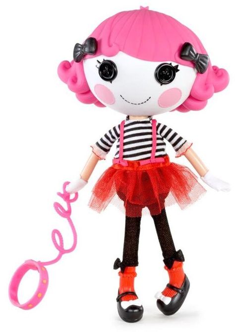 Charlotte Charades | Lalaloopsy Land Wiki | Fandom Laughter Day, Lalaloopsy Dolls, Pink Cheeks, Red Accessories, Rag Doll, Little Sisters, Doll Accessories, Favorite Color, Toys Games