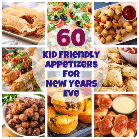 Appetizers For New Years Eve, Appetizers For New Years, New Year At Home, Nye Appetizers, Christmas Eve Appetizers, New Years Eve Snacks, Nye Food, Kid Friendly Appetizers, New Years Eve Menu