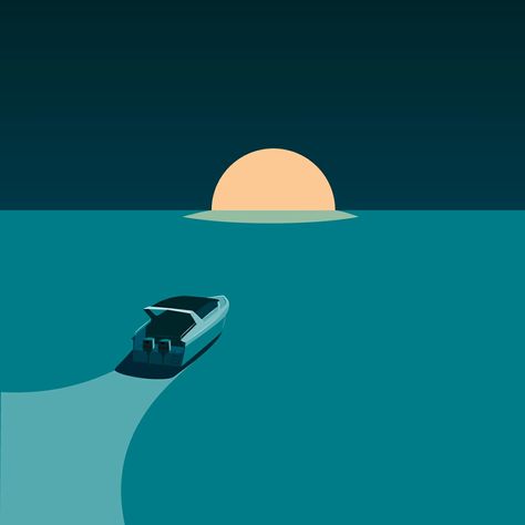 Heading for the horizon, vector illustration by Pieter Bolsens Horizon Illustration, Beyond The Horizon, The Horizon, Art Logo, Doodle Art, Logic, Mood Board, Vector Illustration, Doodles