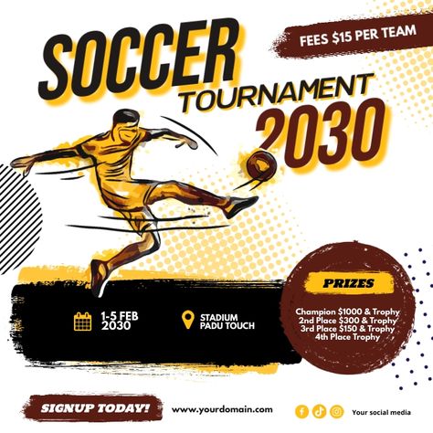 Vs Graphic Design, Football Tournament Poster Design, Poster Futsal, Poster Design Competition, Tournament Poster, Soccer Academy, Football Posters, Soccer Tournament, Birthday Cards For Brother