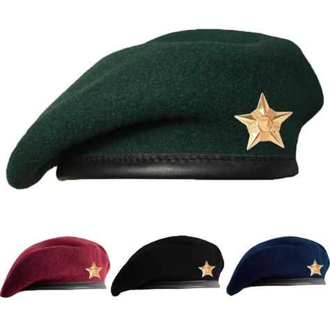 PRICES MAY VARY. Iconic Army Style: Embrace the timeless appeal of an iconic army beret cap with a star badge, exuding classic military charm. Che Guevara Inspiration: Infuse your style with Che Guevara-inspired fashion, making a bold and rebellious statement. Parisian Elegance: SILAK's Parisian Beret combines sophistication with a touch of Parisian flair for a chic look. Unisex Design: Tailored for both men and women, ensuring versatility and broad appeal in your fashion choices. Premium Wool Q Army Beret, Character Info, Parisian Elegance, French Beret Hat, Beret Cap, Army Style, Star Badge, French Beret, Metal Star