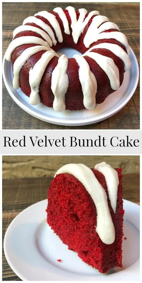 Red Velvet Bundt Cake Recipe, Red Velvet Bundt, Holiday Cake Recipes, Red Velvet Bundt Cake, Cake Bundt, Weight Watcher Desserts, Velvet Cake Recipes, Nothing Bundt Cakes, Bundt Cake Recipe