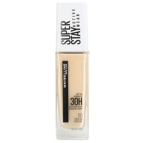 ad eBay - Find many great new & used options and get the best deals for Super Stay, Active Wear Foundation, 110 Porcelain, 1 fl oz (30 ml) at the best online prices at eBay! Free shipping for many products! Maybelline Eraser Eye Concealer, Super Stay Foundation, Full Coverage Drugstore Foundation, Maybelline Foundation, Maybelline Mascara, Tinted Eyebrow Gel, Foundation For Dry Skin, Oil Free Foundation, Long Lasting Foundation