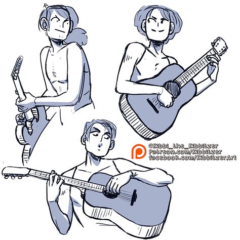 Enjoy my free previews! I know I can't stop the reposting, but please put the credits and don't trace!---------------- playing guitar, reference sheet, instrument, pose, hands Playing Guitar Reference, Guitar Reference, Guitar Drawing, Sketch Poses, Different Poses, Body Reference Drawing, Reference Sheet, Drawing Expressions, Poses References