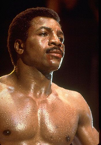 "Don't let this calm exterior fool you, baby," smiles Carl Weathers. "I'm straining to keep my equilibrium. Just a couple of years ago nobody knew who I was...it's just mind blowing." Creed Movie, Apollo Creed, Carl Weathers, First Blood, Baby Smiles, Black Actors, Reaction Face, The Atlantic, Rest In Peace