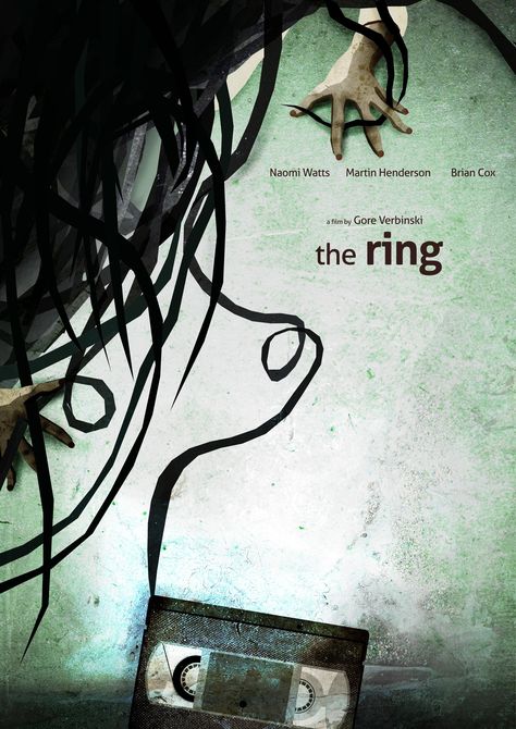 The Ring Movie, Ring Movie, Movies Posters, Ring Minimal, Cinema Art, Fan Poster, I Love Cinema, Horror Posters, Minimal Movie Posters