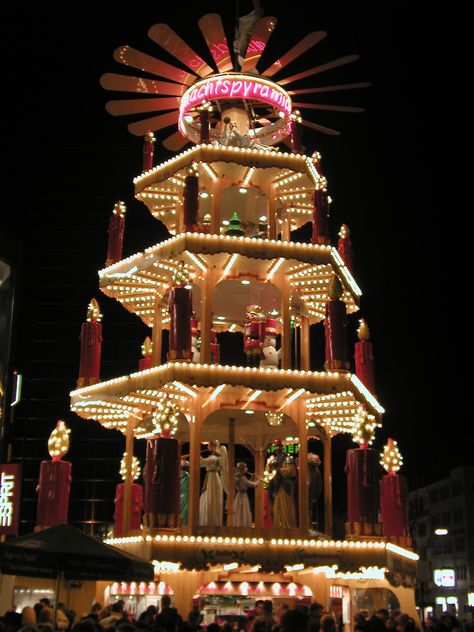 Dortmund Christmas Market Christmas Pyramid, German Christmas Pyramid, Christmas In Germany, European Christmas, German Christmas Markets, Christmas In Europe, Best Christmas Markets, Christmas Markets Europe, Christmas In The City