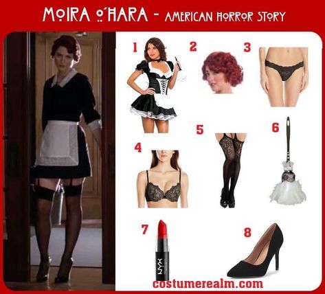 Maid From Ahs Costume, Moira Ahs Halloween Costume, Moira Halloween Costume, Moira O'hara Costume, Moira American Horror Story Costume, Moira Ahs Costume, Ahs Costumes Halloween, Moira American Horror Story, Maid American Horror Story