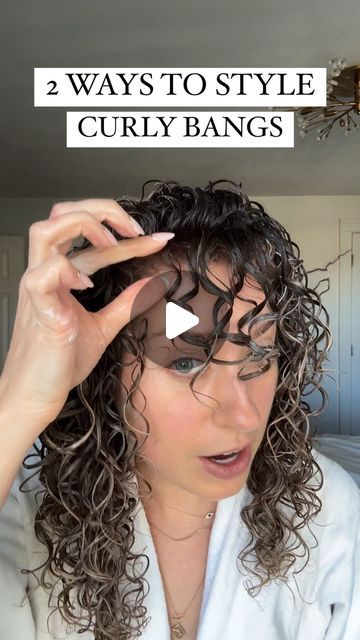 Front Haircut For Curly Hair, Curl Hair Curtain Bangs, Curtain Bangs With Wavy Hair Naturally Curly, Styling Bangs With Curly Hair, How To Get Curly Bangs, Best Cut For Wavy Hair, Curly Bangs Hairstyles Ideas, Growing Out Curly Bangs, How To Make Curly Hair Curlier