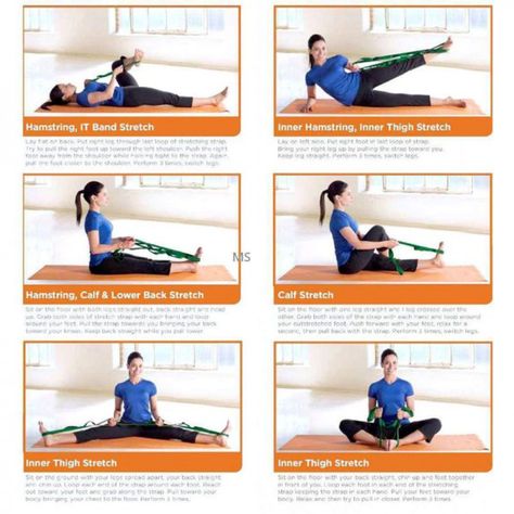 Yoga Strap Stretches, Inner Thigh Stretches, Ballet Stretches, Different Types Of Yoga, Stretch Strap, Fitness Pilates, Yoga Props, Yoga Strap, Mobility Exercises