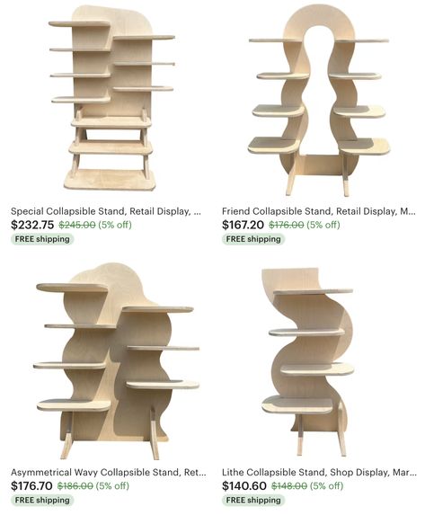 Minimalist Exhibition Stand Booth Design, Contemporary Retail Store Design, Booth Shelving Ideas, Display Stand Design Ideas, Pottery Booth Display, Minwax Stain Colors, Vendor Displays, Storage Hallway, Minwax Stain