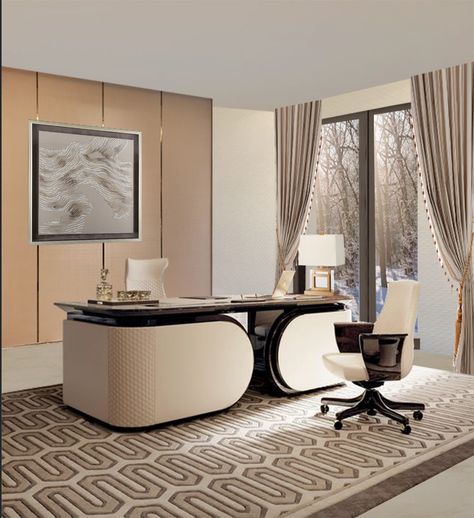 Luxury Office Workstation, Main Cabin Table Design Office, Md Cabin Interior Office Modern Luxury, Md Table Design Office Luxury, Director Room, High End Desk Luxury Furniture, Md Cabin, Manager Desk, Executive Table