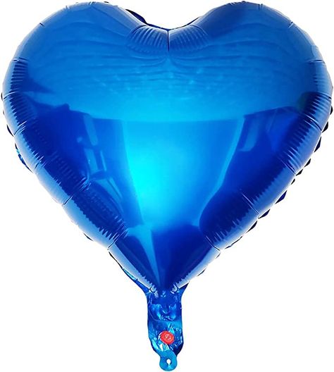 Balloons For Baby Shower, Heart Shaped Balloons, Balloons Party, Love Balloon, Pink Foil, Blue Foil, Romantic Night, Heart Balloons, Mylar Balloons