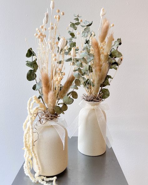 Did you know?🌾 On our website, we have a stunning collection of dried arrangements that never wilt! These beauties are not only eco-friendly but also perfect for those who love low-maintenance decor. Each arrangement is handpicked and crafted to perfection, making every piece truly one-of-a-kind. Whether you’re looking to spruce up your home or find a unique gift, our dried arrangements are the way to go. Available in-store for a closer look and instant love at first sight. Dried Arrangements, Eco Friendly Beauty, Spruce Up Your Home, Bunny Tail, Mini Table, Love At First Sight, Low Maintenance, Dried Flowers, Dorm Room