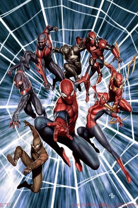 Web Warriors, Spider Man Unlimited, Spider Man Web, Ultimate Spider Man, Marvel Artwork, Ultimate Spiderman, Movie Poster Art, Marvel Wallpaper, Cartoon Crossovers