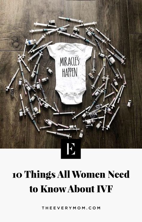 10 Things All Women Need to Know About IVF #TheEverymom Ivf Birth Announcement, Ivf Needles Picture, Ivf Photoshoot, Ivf Tattoos For Women, Ivf Tattoo, Ivf Calendar, Ivf Timeline, Ivf Preparation, Ivf Twins