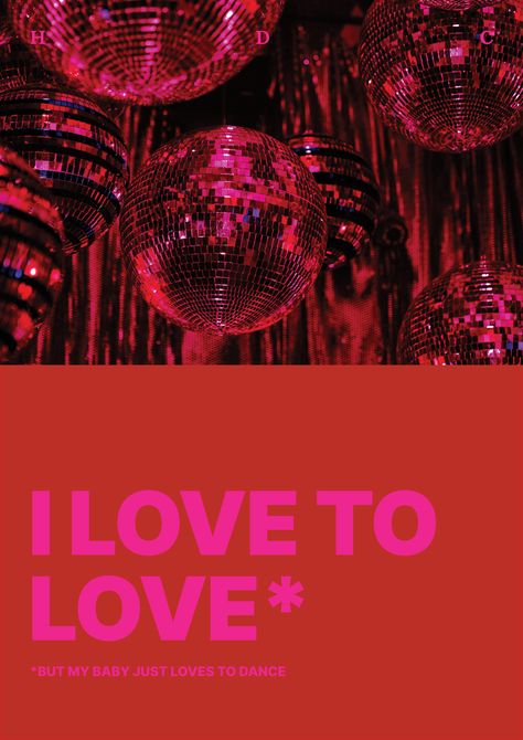 Disco isn't dead! Featuring I Love to Love (But my Baby Loves to Dance) by Tina Charles #wecreatehappydays I Love To Love, Disco Vibes, Love To Love, My Baby, Baby Love, Just Love, I Love, Movie Posters, Film Posters