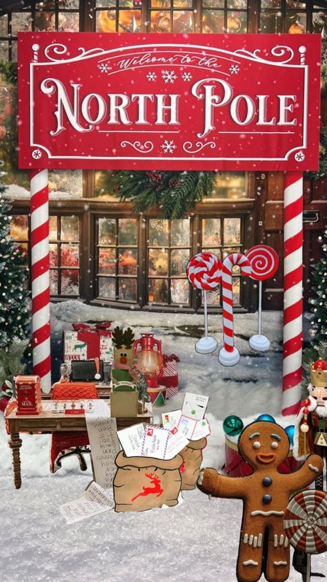 Northpole Christmas Decorations, North Pole Aesthetic, Santa North Pole, Christmas Express, School Decorations, North Pole, Christmas 2024, Kids Decor, Christmas Decorations