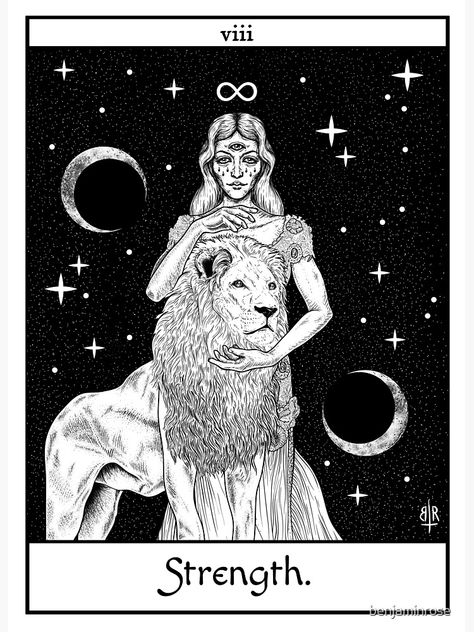 Strength Tarot Card, Strength Tarot, Tarot Card Tattoo, Twin Flame Art, Tarot Tattoo, Tarot Cloth, Strength Tattoo, Flame Art, Card Images