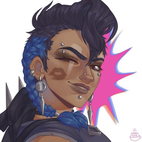 Junker Queen Overwatch Art, Junker Queen Pfp, Junker Queen Icon, Junker Queen Fanart, Junker Queen Overwatch, Junker Queen, Overwatch Fanart, D.va Overwatch, Buff Women