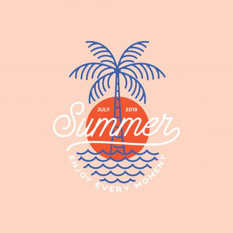 Discover thousands of Premium vectors availables in AI and EPS formats. Download whatever, cancel whenever. Vibes Logo, Summer Logo, Beach Logo, Resort Logo, Graphisches Design, Logo Poster, Surf Art, Graphic Editing, Retro Logo