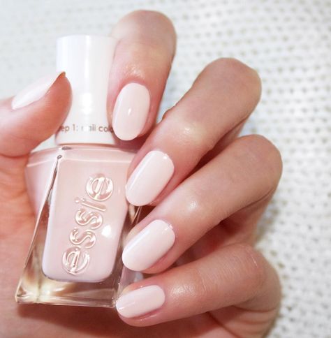 Slip on this misty rose pink, and dance your way to greatness with eternal chic 'lace me up'. Shop this essie ballet nudes look that's on pointe here: http://www.essie.com/gel-couture/colors/Neutrals/lace-me-up.aspx Essie Nail Polish Colors, Nails Essie, Milky Nails, Essie Gel Couture, Gel Couture, Essie Gel, Essie Nail Polish, Popular Nails, Essie Nail