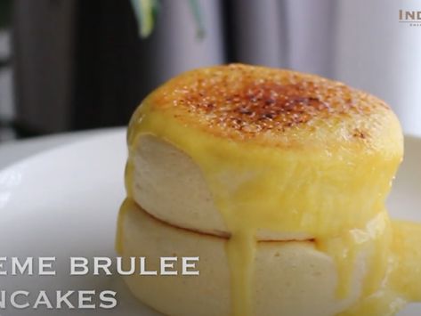 Dive into the wild side of breakfast with our Creme Brulee Souffle Pancakes. Fluffy, airy, and decadent, these pancakes are topped with a sinful, crackly creme brulee shell. It's where morning indulgence meets culinary rebellion. Perfect for thrill-seekers at the breakfast table! Pancakes Fluffy, Souffle Pancakes, Quick Weeknight Dinners, Into The Wild, Breakfast Table, The Breakfast, Outside The Box, Food Market, Weeknight Dinner