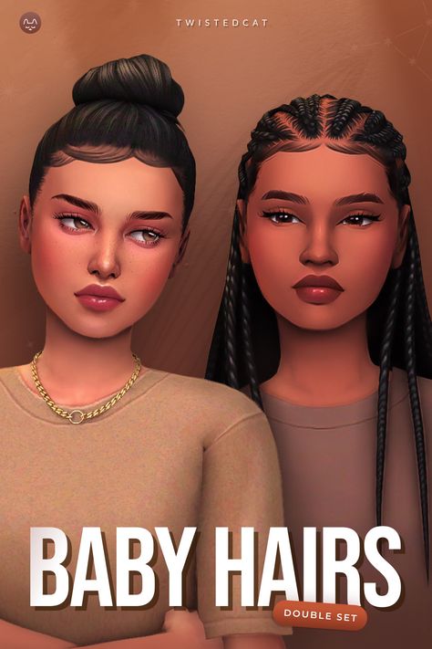 The Sims 4 Cabelos, Sims Baby, Sims 4 Black Hair, Cc Hair, The Sims 4 Skin, Sims Packs, Scrub Corpo, Pelo Sims, The Sims 4 Packs