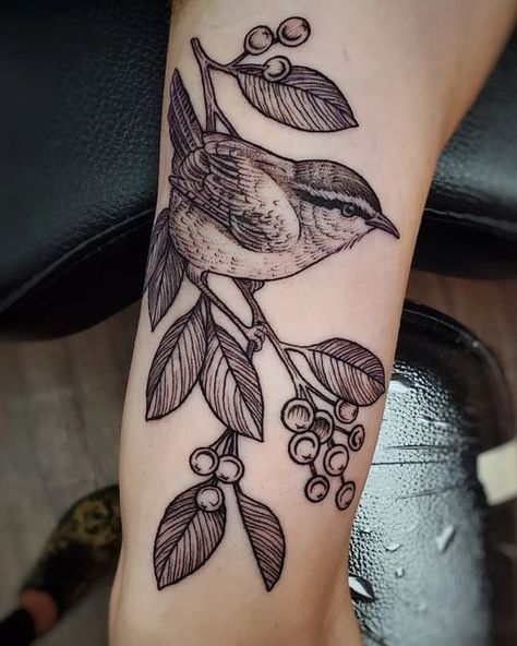 Bird And Flower Tattoo, Bird Tattoo Sleeves, Bird Tattoos For Women, Fairy Tattoo Designs, Full Body Tattoo, Fairy Tattoo, Bird Tattoo, Tattoo Project, Time Tattoos