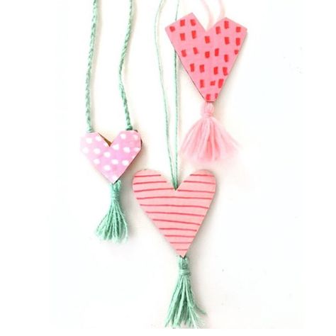 amanda macy cheek hall (@amandamacyhall) • Instagram photos and videos Cardboard Heart, Heart Tassel, Valentine Card Crafts, Hello Wonderful, Crafts Simple, Cardboard Diy, Tassel Crafts, Diy Heart, Card Crafts