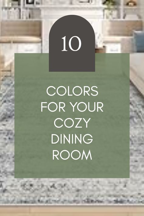 10 amazing small dining room colors that will breathe new life into your space! If you're looking for the perfect paint ideas, we’ve got just the right shades to create a warm, inviting atmosphere in your dining area. From soft pastels to bold jewel tones, these color choices will make your small dining room feel larger and more stylish. Password to a stunning dinner experience awaits! Transform your space with these unique color palettes and discover the simple beauty of a well-designed dining area. Farmhouse Dining Room Colors, Paint Colors Dining Room, Dinning Room Wall Color Paint, Color For Kitchen Walls, Dinning Room Paint Colors, Dining Room Wall Color Ideas, Dining Room Color Scheme Ideas, Moody Dining Room Ideas, Best Dining Room Colors