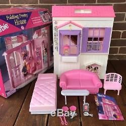 90s Barbie House, Bed Tub, Bench Fireplace, Chair Flip, 1996 Barbie, Bench Bed, Barbie Playsets, Furniture Box, Barbie Houses