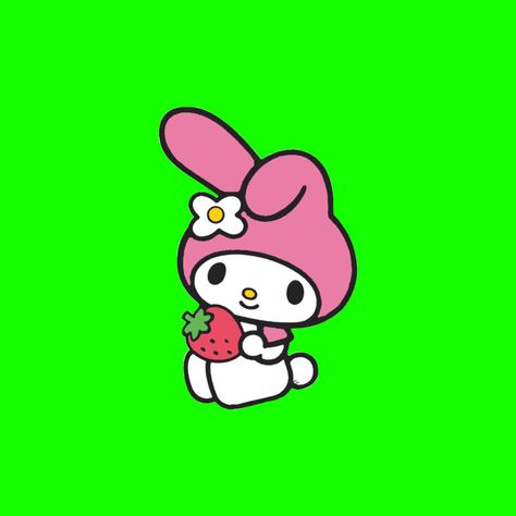 My Melody Green Screen, Magic Eye Pictures, Helps Fps, Hello Kitty Art, Magic Eyes, Hello Kitty Plush, Anime Couples Manga, Sanrio Characters, Green Screen