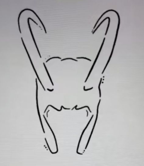 Loki's helmet, it has horns Loki Helmet Tattoo, Loki Crown, Loki's Helmet, Loki Helmet, Helmet Tattoo, Crown Tattoo, Tattoo Idea, Minimalist Tattoo, Loki