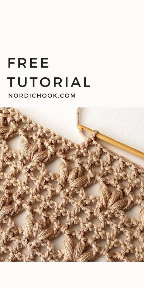 Gilet Crochet, Crochet Lace Pattern, Crochet Stitches For Beginners, Crochet Stitches Tutorial, Crochet Instructions, Crochet Stitches Patterns, Lace Patterns, Crochet Techniques, Crochet Shawl