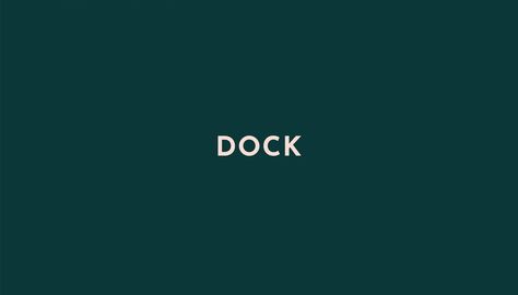 Dock | Branding on Behance Dock Logo, Best Branding, Creative Design Studio, Branding Agency, Graphic Design Branding, Design Branding, Kerala, Art Direction, Creative Design