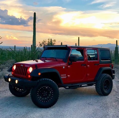 Jeep Wrangler 1995, Red Jeep Wrangler, Pink Motorcycle, Red Jeep, Wrangler Jeep, Jeepers Creepers, Jeep Jeep, Dream Cars Jeep, Jeep Xj