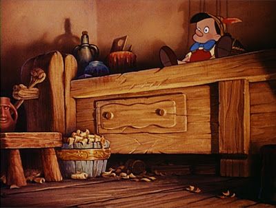 Animation Backgrounds: PINOCCHIO Use as reference for how wood is designed. Pinocchio 1940, Disney Magazine, Chibi Disney, Old Disney Movies, Pinocchio Disney, Disney Crossover, Cruella Deville, Disney Artists, Disney Background