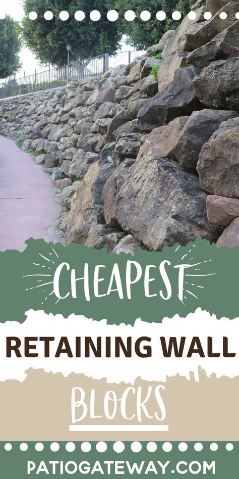 Cheapest Retaining Wall Blocks | Retaining Wall DIY | How to Make a Retaining Wall | Cheap Retaining Wall | Budget Retaining Wall Blocks | #retainingwall #DIYlandscaping #gardening #cheapretainingwall Cement Retaining Wall Ideas Backyards, Living Retaining Wall Ideas, Easiest Diy Retaining Wall, Berm With Retaining Wall, Curved Retaining Wall Ideas Hillside, Multi Level Retaining Wall, Poured Concrete Retaining Wall Ideas, Pretty Retaining Wall Ideas, Ecology Block Retaining Wall