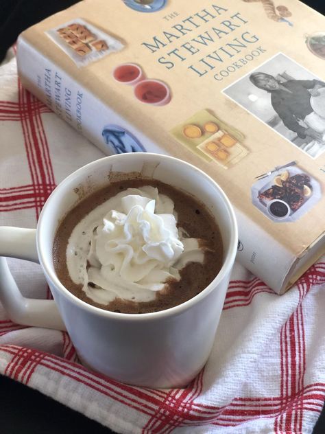 Martha Stewart's Hot Chocolate Recipe Martha Stewart Recipes, Hot Cocoa Recipe, Two Ingredient, Cooking Challenge, Hot Chocolate Recipe, Martha Stewart Living, Homemade Hot Chocolate, Hot Cocoa Mixes, Chocolate Recipe