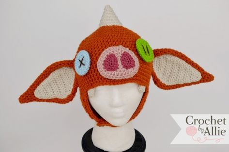 Bokoblin Mask, Zelda Diy, Zelda Gifts, Botw Zelda, Confection Au Crochet, Yarn Hats, Adorable Crochet, Custom Crochet, Fun Crochet Projects