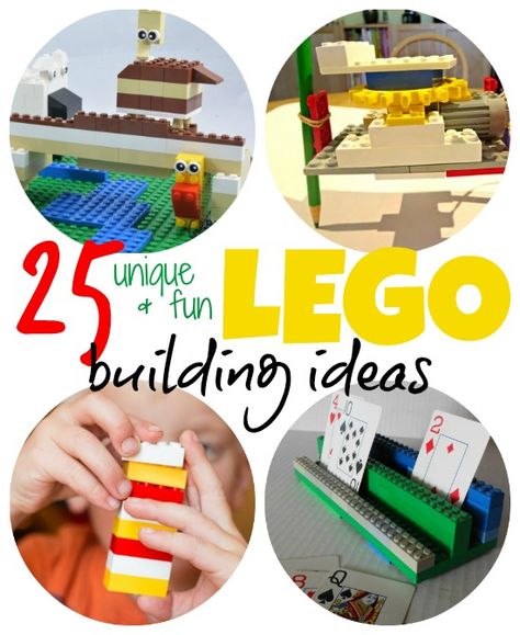 25 unique and fun LEGO building ideas for kids  #Love2Pley Building Ideas For Kids, Unique Questions To Ask, Lego Building Ideas, Questions To Ask Kids, Lego Balloons, Unique Questions, Christmas Books For Kids, Lego Challenge, Building Toys For Kids