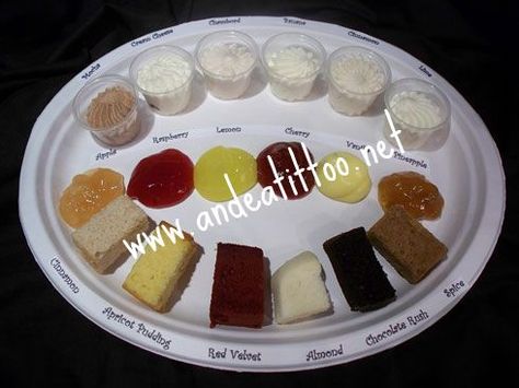 What a tasting should look like Cake Tasting Presentation, Wedding Cake Tasting, Cupcakes Recipes, Ideas For Wedding Decorations, Cakes Wedding, Cake Tasting, Ideas For Wedding, Decorations Wedding, Cake Flavors