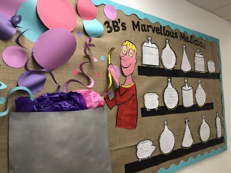 Georges Marvellous Medicine, Ks2 Classroom, Marvellous Me, Measurement Activities, School Displays, Classroom Displays, Roald Dahl, Classroom Organization, Literacy