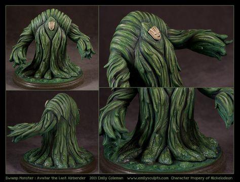 People Avatar, Swamp Monster, Swamp People, Apoxie Sculpt, Swamp Creature, Monster Tattoo, This Is The Day, 13 Hours, Leaf Illustration